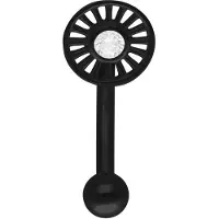 Wildcat Suncircle Micro Bananabell<!--63ec5c979861b--> - 1,6 mm, 12,0 mm, Musta metalli