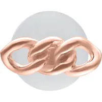 Wildcat Small Chunky Chain Push Fit Labret - lävistyskoru - 10,0 mm, Ruusukultainen metalli