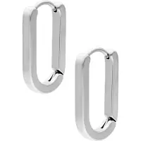 Wildcat Oval Basic Hoops - korvarenkaat - Hopeinen metalli