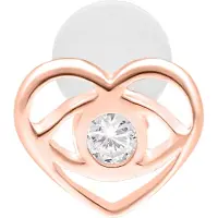Wildcat Lovely Eye Push Fit Labret - 8,0 mm, Ruusukultainen metalli