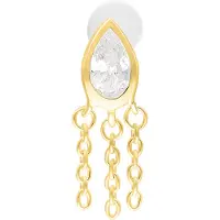 Wildcat Linda Push Fit Labret - 11,0 mm, Kultainen metalli