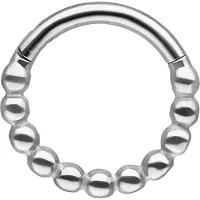 Wildcat Ball Chain Clicker - saranallinen lävistysrengas