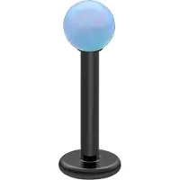 Wildcat Opal Ball Micro Labret - 7,0 mm, Vaaleansininen