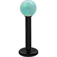Wildcat Opal Ball Micro Labret - 10,0 mm, Mintunvihreä