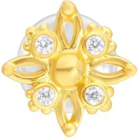 Wildcat Polar Star Push-Fit Labret<!--63ddf943480ef--> - Kultainen metalli