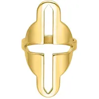 Wildcat Big Cross Cutted Ring - Zlata, 17,0 mm