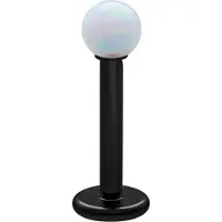 Wildcat Opal Ball Micro Labret - 10,0 mm, Valkoinen