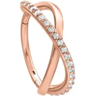Wildcat Infinity Crystal Clicker<!--63e0ca01929d1--> - Ruusukultainen metalli, 10,0 mm