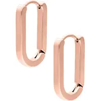 Wildcat Oval Basic Hoops - korvarenkaat - Ruusukultainen metalli