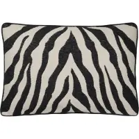 Broste Copenhagen Zebra Cushion Cover - Multi/patterned - L 60CM