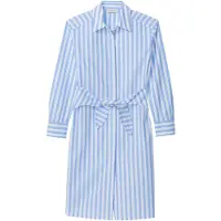 Calvin Klein Jeans Yarndye Cotton Poplin Shirtdress - Blue - S