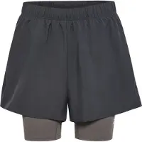 Hummel Hmlhiit Intensity W 2 In 1 Shorts - Black - L