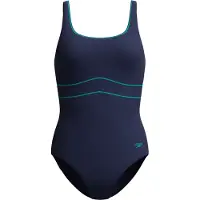Speedo Solid Contour Eclipse One Piece - Navy - 38