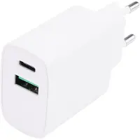 Grab 'n GO Kaksoisporttilaturi USB-A 18W USB-C 20W PD