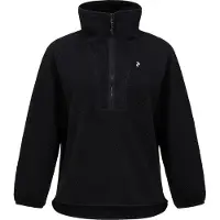 Peak Performance Women's Naturerush Pile Half Zip Black Välikerrospuserot XL