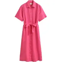 Gant 4503495 Linen Lyhythihainen Pitkä Mekko