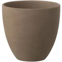 J-Line Flowerpot Round Pottery Tau M - Brown - H19CM