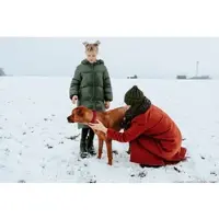 Hunter - Koiran kaulapanta Softie tekonahka Rasberry/Musta M-L 60cm - Koirat - Kaulapannat
