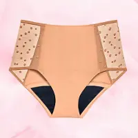 Libresse Niukan vuodon High Waist Dots -alushousut | Intimawear by