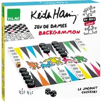 Vilac - Shakkipeli Backgammon Keith Haring