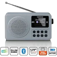 Lenco PDR-034GY DAB+ FM-radio Bluetoothilla