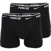 Nike Underwear Cotton Stretch Trunk 2Pk - Black - S