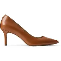 Ralph Lauren for woman. 802P09031002 Lanette brown leather shoes (36.5), Beige, 3 to 5 cm, None, Casual