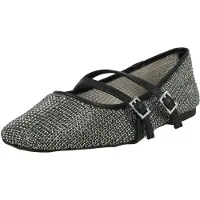 Steve madden Nauhaballerina 'Watchlist' musta / hopea