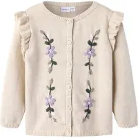 Name it Duniaja Cardigan Peyote Melange Peyote Melange 104 cm Kermanvärinen 104 cm Tytöt