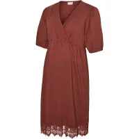 Mamalicious Mlalisa Tess Abk 24 Jrs Dress 2F - Red - XL