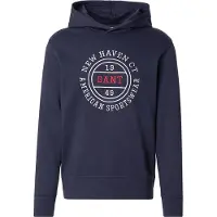 Gant for man. 2067110 Sweatshirt Graphic navy (L), Casual, Cotton