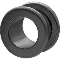 Wildcat Flesh Titan Blackline - Tunneli - 18,0 mm, Musta metalli