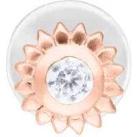 Wildcat Ice Flower Push-Fit Labret - Lävistyskoru - Ruusukultainen metalli