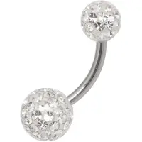 Wildcat Sealed Multi Jewelled Bananabell - 6,0 mm, Bela, 6,0 mm/8,0 mm