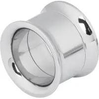 Wildcat Internally Threaded Thin Edge - tunneli - Hopeinen metalli, 38,0 mm