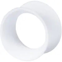 Wildcat Kaos Softwear Skin - silikoniset tunnelit - 19,0 mm, Valkoinen