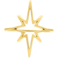 Wildcat Polar Star Ring - sormus - Kultainen metalli, 19,0 mm