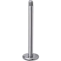 Wildcat Micro labret sans boule - 1,2 mm, 5,0 mm, Hopeinen metalli