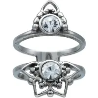 Wildcat Sun Tides - Sormus - Hopeinen metalli, 17,0 mm