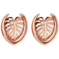 Wildcat Ear Saddles Monstera<!--63eb14c319656--> - Ruusukultainen metalli, 30,0 mm