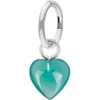 Wildcat Stone Heart Belly Ring - napakoru - Vihreä, 7,0 mm