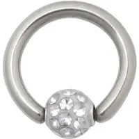Wildcat Sealed Multi Jewelled Clip in Ring - Bela, 3,0 mm, 6,0 mm