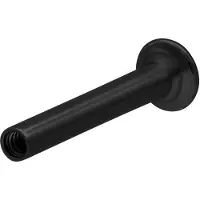 Wildcat Mini Titan Stem for Triple Piercing - Labret-varsi ilman koristeosaa - 1,2 mm, 6,0 mm, Musta metalli