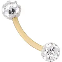 Wildcat Sealed Multi Jewelled Bananabell - 1,2 mm, 8,0 mm, Bela, 3,0 mm