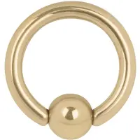 Wildcat Standard Clip In Ring - BCR-rengas - 1,6 mm, 6,0 mm, 16,0 mm, Kultainen metalli