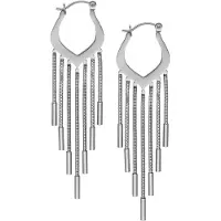 Wildcat Snakechain Hoops - korvarenkaat - Hopeinen metalli