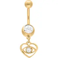Wildcat Dangling Eye Bananabell - 10,0 mm, Zlata