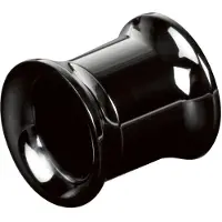 Wildcat Internally Threaded Thin Edge - tunneli - Musta metalli, 8,0 mm