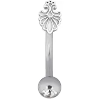Wildcat Baroque Fan Micro Bananabell<!--641fd87b9d59f--> - 1,6 mm, 8,0 mm, Hopeinen metalli
