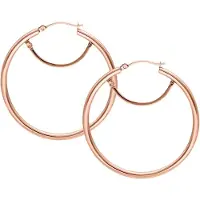 Wildcat Basic Hoops with Hinge 45 MM - Rožnato Zlata